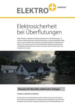 Elektrosicherheit bei Überflutungen