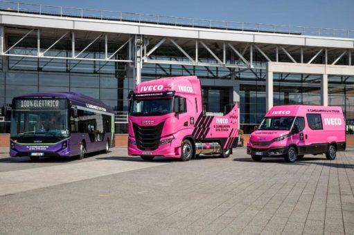 IVECO und IVECO BUS sind offizielle Ausrüster der 105. Giro d’Italia und Giro-E