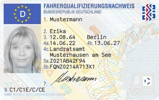 Einrichtung eines Berufskraftfahrerqualifikationsregisters im Kraftfahrt-Bundesamt