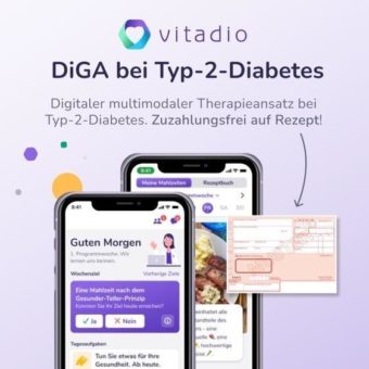 Diabetes-App auf Rezept: Vitadio ab sofort als Digitale Gesundheitsanwendung zugelassen