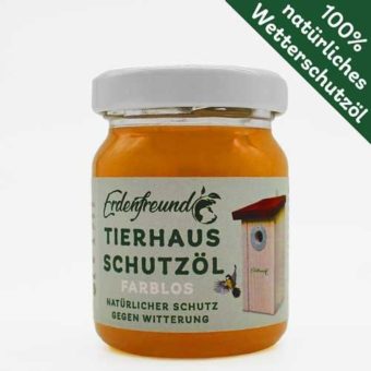 ERDENFREUND® Tierhaus Wetterschutzöl für Holz-Tierhäuser