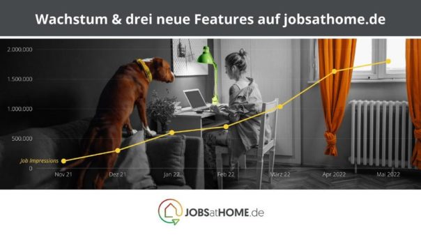 „jobsathome.de“: am Puls der Zeit mit innovativem Konzept für die Arbeitswelt von morgen