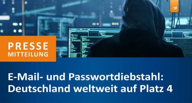 E-Mail- und Passwortdiebstahl: Deutschland weltweit auf Platz 4