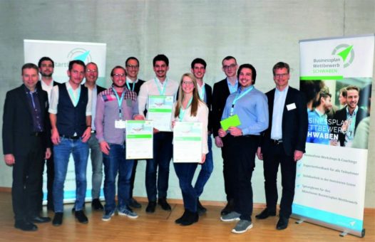 Vom digitalen Bauvorhaben bis zum Scan mit autonomen Drohnen: Sieger-Startups im Businessplan Wettbewerb Schwaben stehen fest