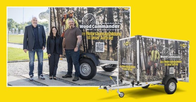 Mit Liebe zum Wald – professionelle Motorsägenausbildung mit Humbaur Anhänger