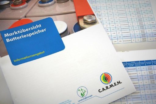 Aktualisierung der C.A.R.M.E.N.-Marktübersicht Batteriespeicher 2022 jetzt verfügbar!