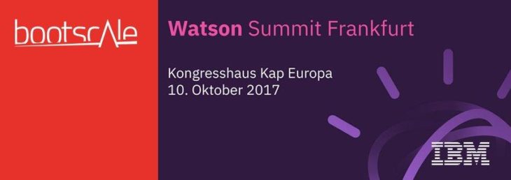 bootscale auf IBM Watson Summit 2017