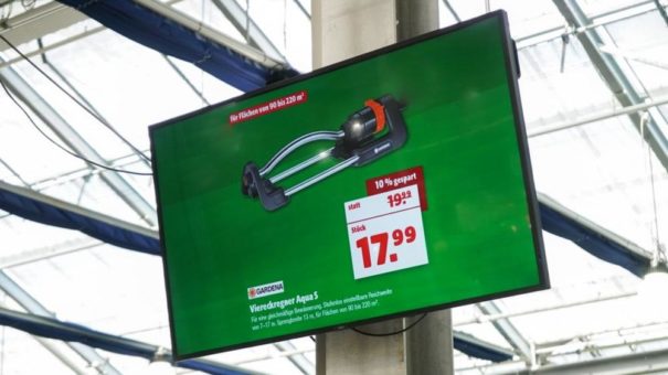 locandis entwickelt intelligente Digital Signage-Lösung für Hagebaumarkt Hildesheim