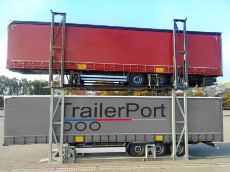 Stack-X ermöglicht die Stapelung von Trailern und Containern