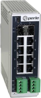 Perle führt 10-Port PoE (100 W) Gigabit Switch mit LWL- oder Kupfer-Uplink-Ports ein