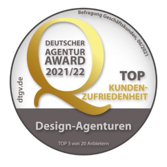 Deutscher Agentur-Award 2021/22 für wirDesign