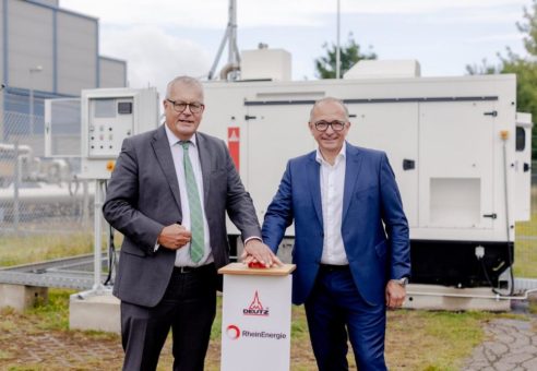 Energieerzeugung aus Wasserstoff – DEUTZ und RheinEnergie starten gemeinsamen Pilotversuch