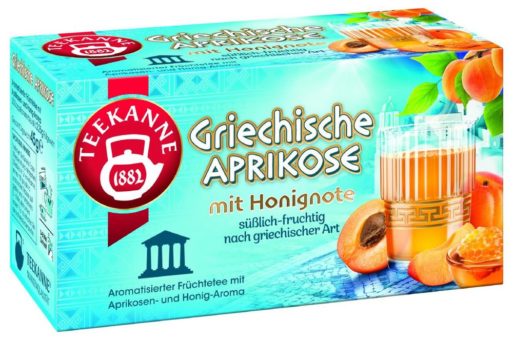 Neu ab August: Urlaubsfeeling aus der Teetasse mit TEEKANNE Griechische Aprikose