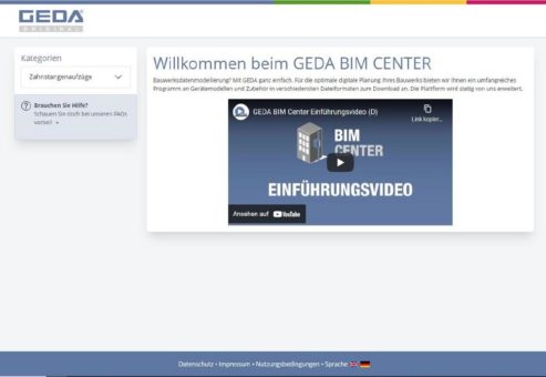 Das brandneue GEDA BIM CENTER