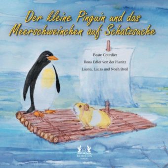 Eine Buch-Neuvorstellung des Romeon-Verlages:  Der kleine Pinguin und das Meerschweinchen auf Schatzsuche