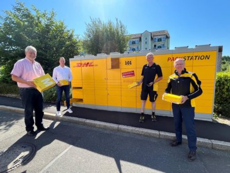 Erste Nümbrechter DHL-Packstation steht an der Dr. Becker Rhein-Sieg-Klinik