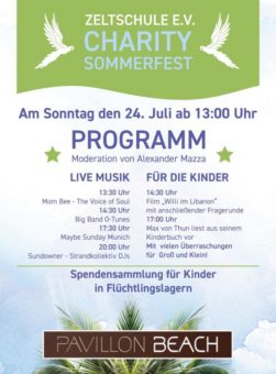 Charity Sommerfest im Pavillon Beach