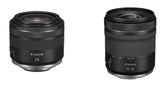 Neue kompakte Weitwinkelobjektive von Canon: RF 24mm F1.8 MACRO IS STM und RF 15-30mm F4.5-6.3 IS STM