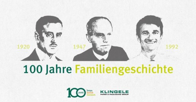 Klingele Paper & Packaging Group begeht sein 100-jähriges Firmenjubiläum