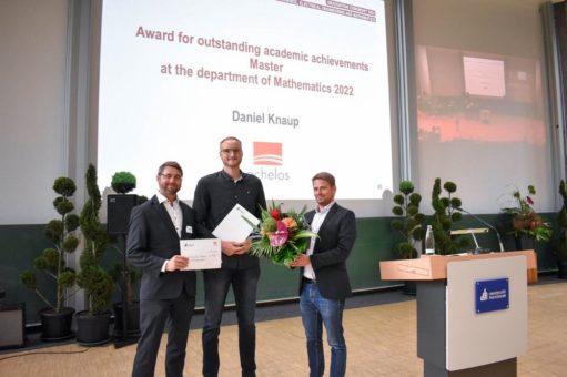 Daniel Knaup für beste Masterarbeit in Mathematik ausgezeichnet