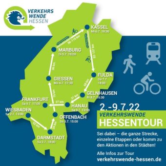 Die Verkehrswende ist auf Hessentour!