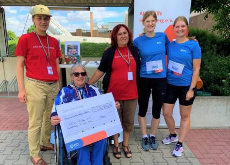 Laufend Gutes tun – BD organisiert Spendenlauf für den guten Zweck am Standort Heidelberg