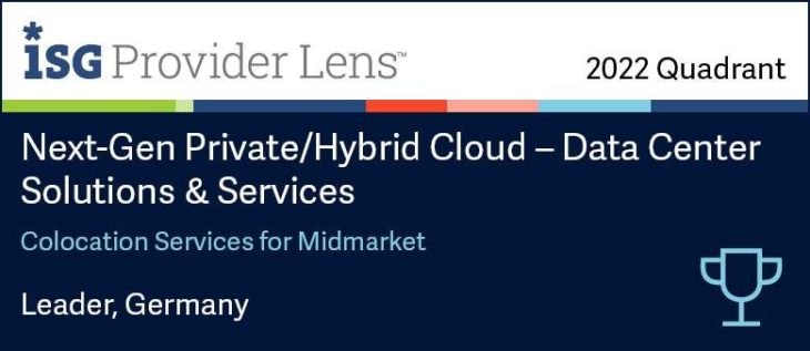 ISG-Anbietervergleich 2022: KAMP behauptet seine Marktführung als Anbieter für Colocation Services