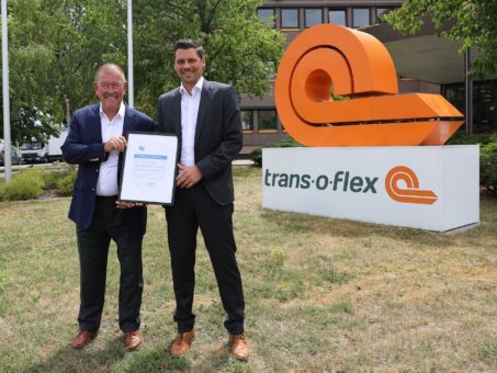 trans-o-flex gewinnt zum sechsten Mal in Folge den EURODIS-Preis für die beste Qualität