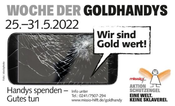 „Woche der Goldhandys“ des Hilfswerks missio