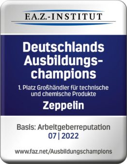 Zeppelin Konzern ist Ausbildungschampion 2022