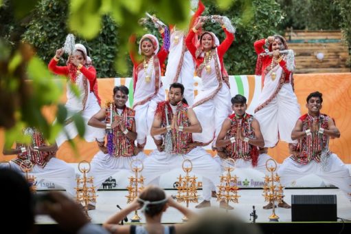 Mitten in Karlsruhe gab es einen Ausflug nach Indien