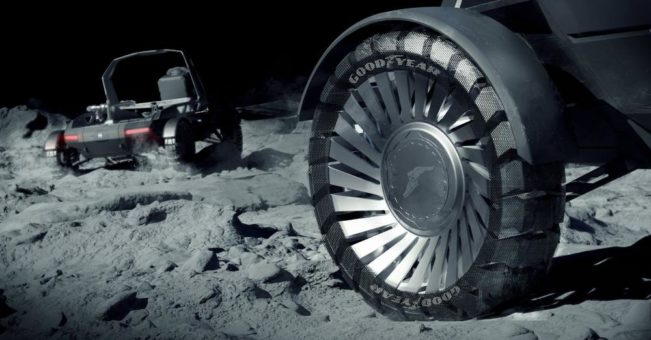 Goodyear kooperiert mit Lockheed Martin, um Transportkapazitäten auf dem Mond zu bieten