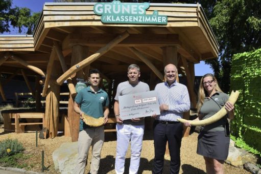 Sparkasse KölnBonn unterstützt „Grünes Klassenzimmer“ im Kölner Zoo