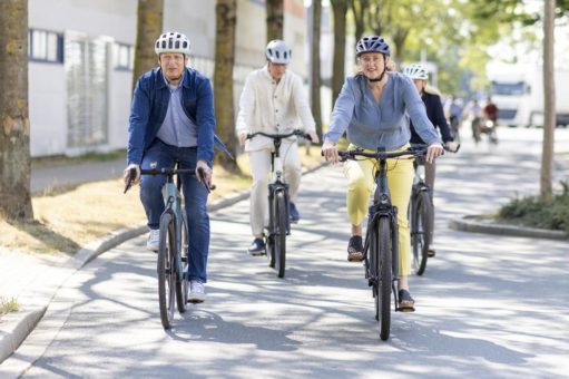 Familienministerin Lisa Paus besucht Rose Bikes