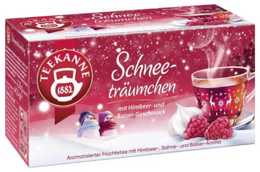 Neu: TEEKANNE Schneeträumchen zaubert winterliche Genussmomente in die Teetasse