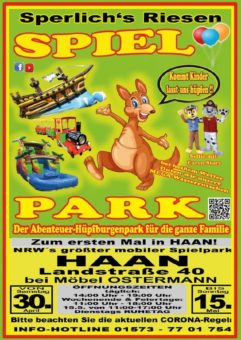 Sperlich’s Riesenspielpark steht vom 30.4. – 15.5.2022 in Haan