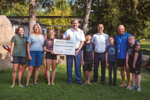 BBBank Stiftung übergibt Spendenscheck an Waldpiraten-Camp Heidelberg