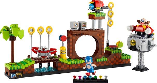 Vom Spieler zum Erbauer:  Das neue LEGO® Ideas Sonic the Hedgehog™ Green Hill Zone Set ist ein großer Spaß für Fans und Nostalgiker