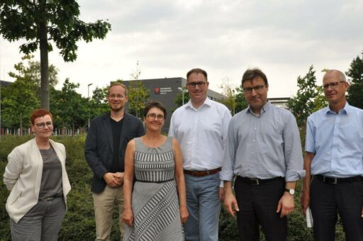 Finanzministerin des Landes Schleswig-Holstein Monika Heinold besuchte die FH Lübeck