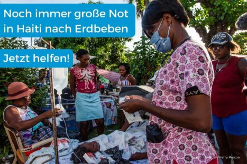 Frauen und Mädchen in Haiti stehen vor dem Nichts