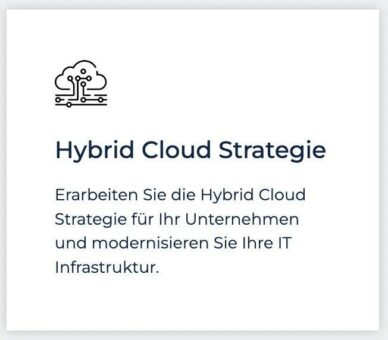 Hybrid Cloud Strategie-Workshop von Thinkport