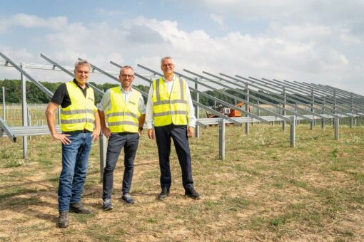 Eines der größten deutschen Solarprojekte entsteht derzeit in der Uckermark