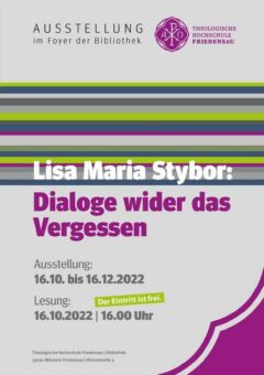 Bibliothek zeigt Ausstellung „Dialoge wider das Vergessen“ von Lisa M. Stybor