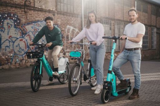 TIER und nextbike wachsen zusammen – Rebranding in zahlreichen deutschen Städten