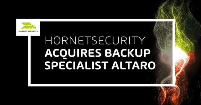 Hornetsecurity kauft VEEAM-Konkurrent Altaro