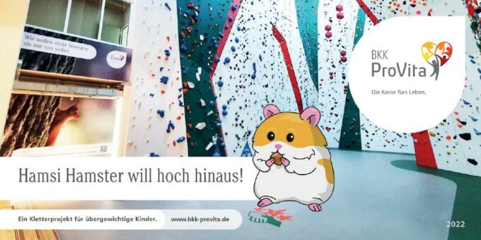 Hamsi Hamster will hoch hinaus