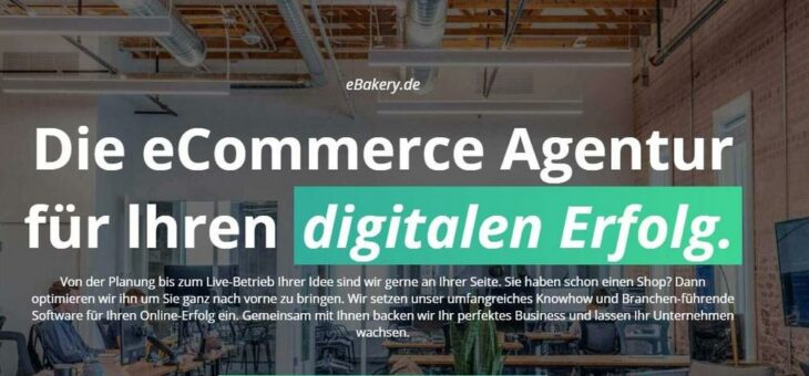 Shopify Experts: eBakery hat versierte Fachkräfte