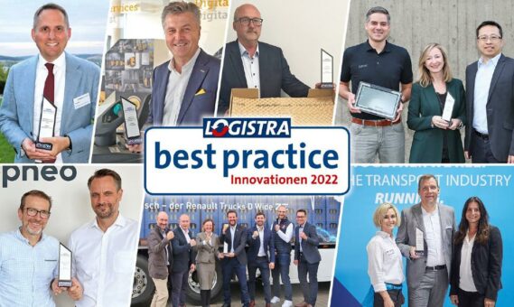 Ergebnis der Leserwahl LOGISTRA best practice: Innovationen 2022