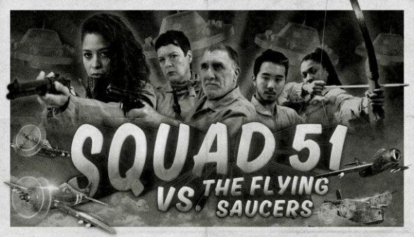 Außerirdisch gut!  Schwarz-weiß Shoot ‚em up  Squad 51 vs. the Flying Saucers  erscheint heute