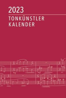 Der Tonkünstler-Kalender 2023